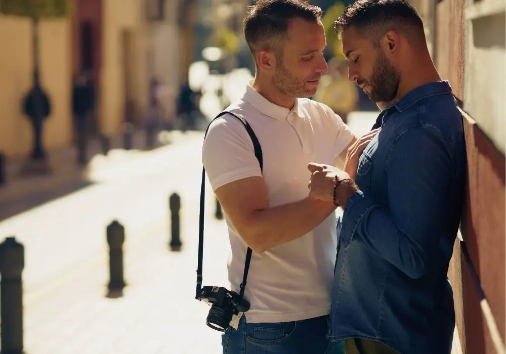 LGBTQ+ couple together, representing queer-affirming relationship and marriage counselling in Vancouver