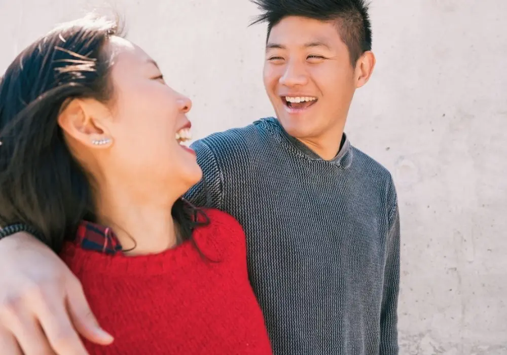 Couple in conversation, representing relationship and marriage counselling in Vancouver